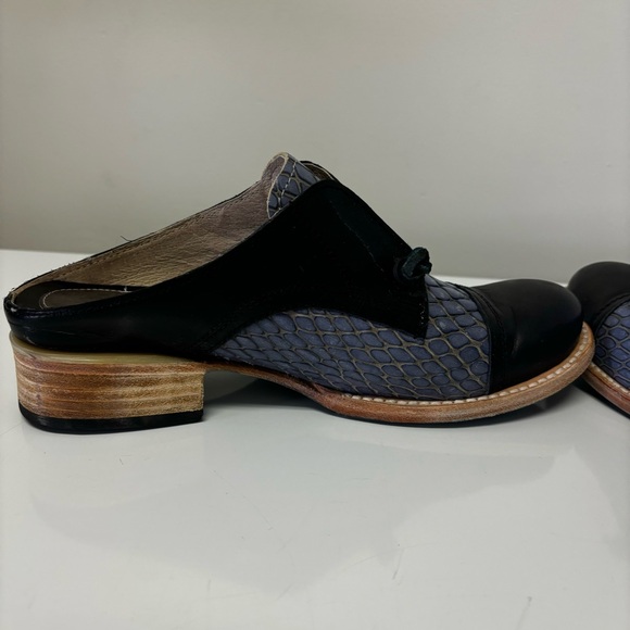 *Gifted* Freebird Leather Steven Malena Heeled Mule Clog Shoes Women’s Size 8 - Picture 7 of 10